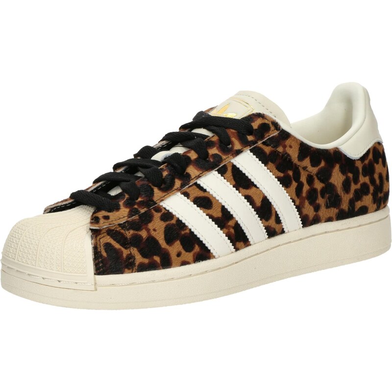 ADIDAS ORIGINALS Tenisky Superstar II hnědá / karamelová / černá