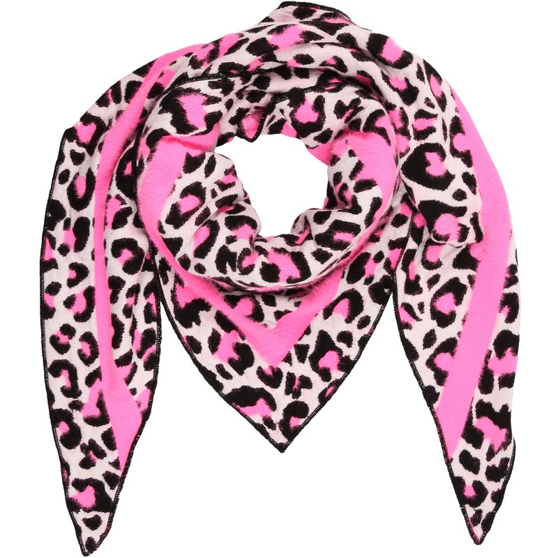 Zwillingsherz Šátek Love Is Love pink / černá / bílá 107809698