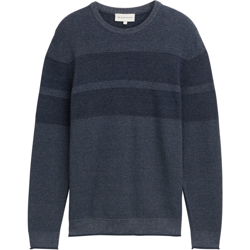 TOM TAILOR Svetr indigo / modrý melír