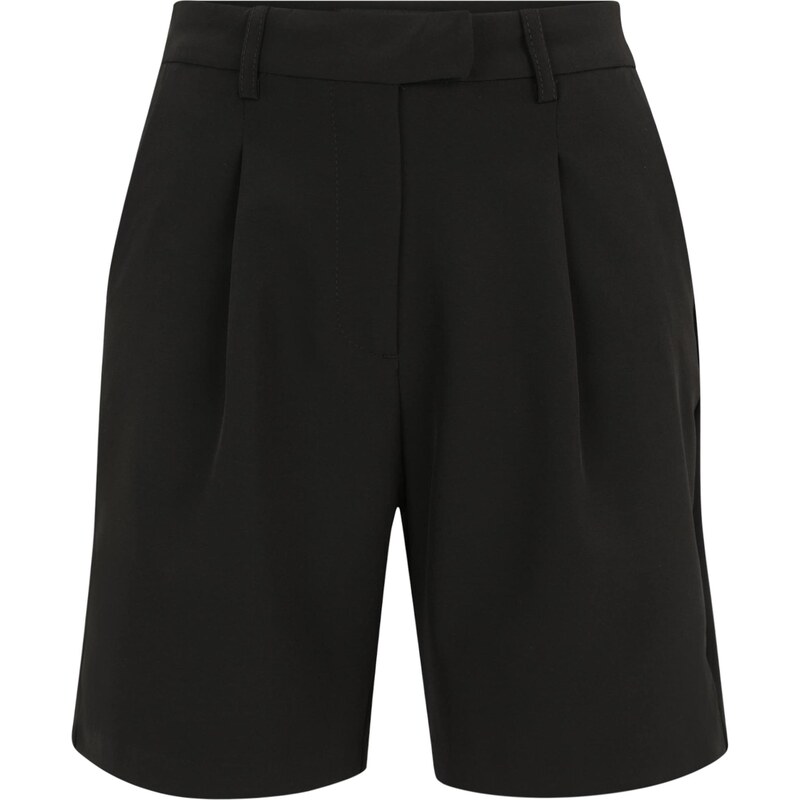 Vero Moda Petite Kalhoty se sklady v pase VMBECCA černá