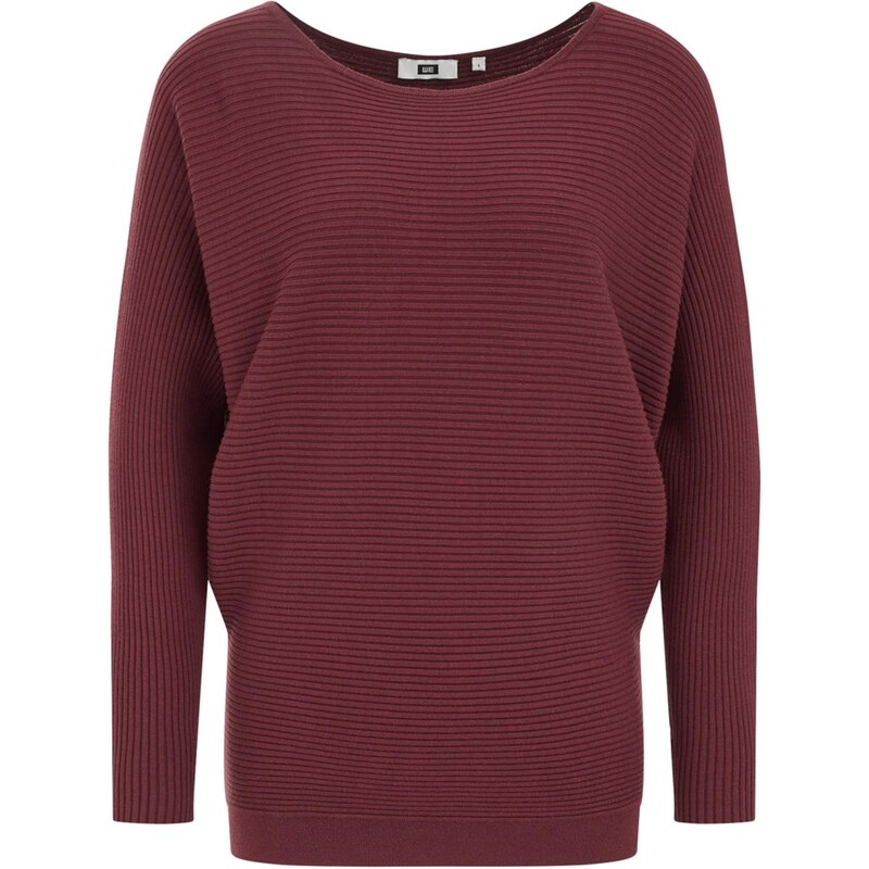 WE Fashion Svetr tmavě červená