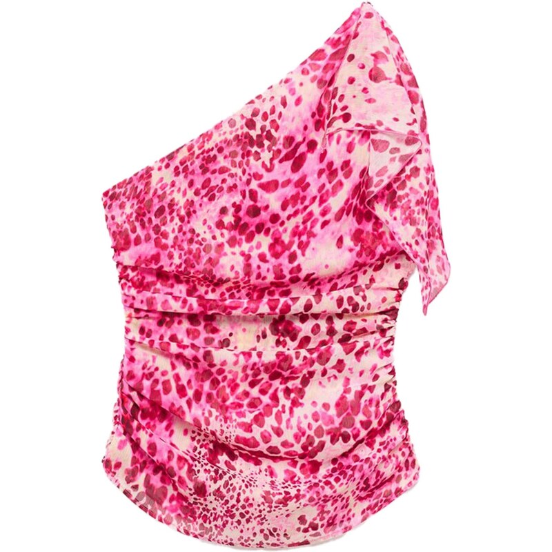 MANGO Top Corrine pink / růžová / pudrová / tmavě růžová