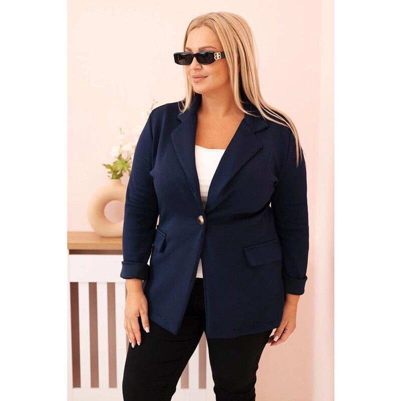 MladaModa Oversize sako se zapínáním na knoflík model 21454