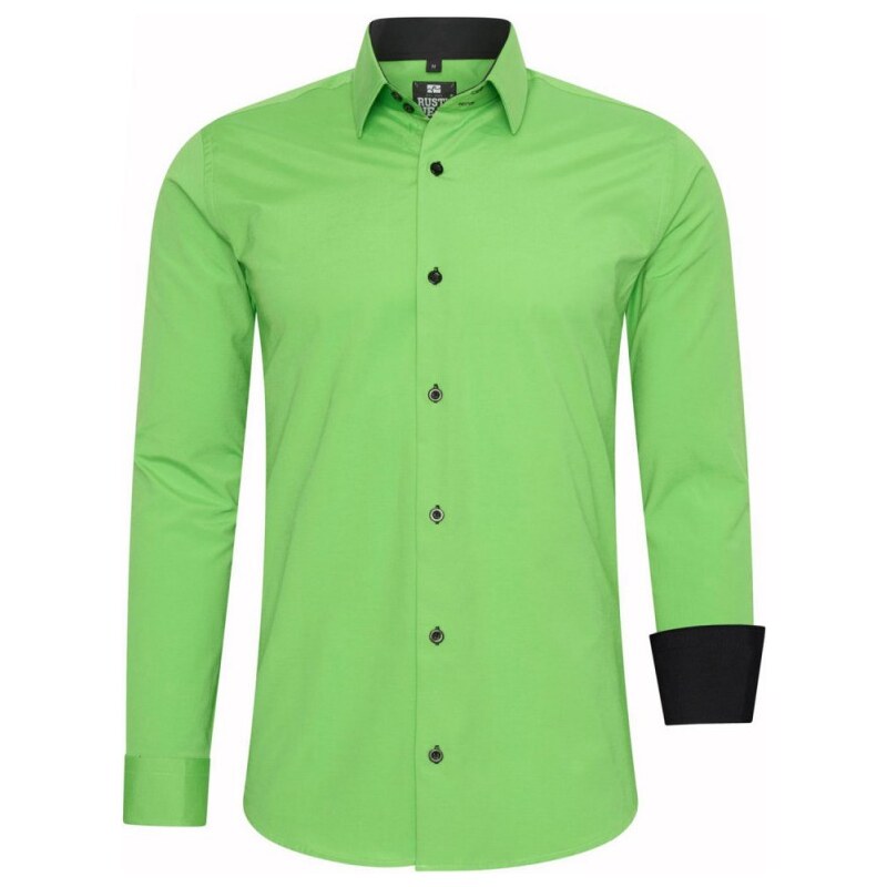 RUSTY NEAL košile pánská R-44 dlouhý rukáv slim fit