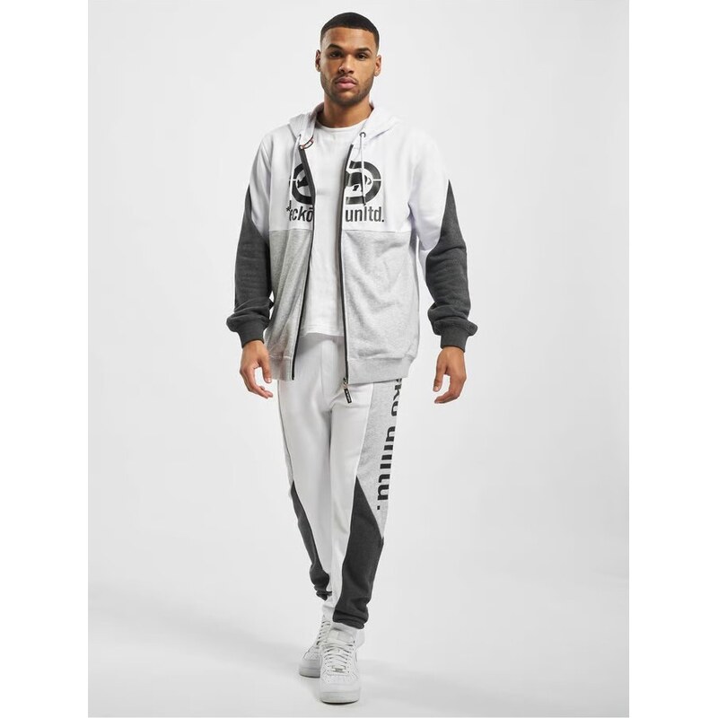 DANGEROUS DNGRS Ecko Unltd. Big Logo Sweatsuit Grey melange/White 109347898