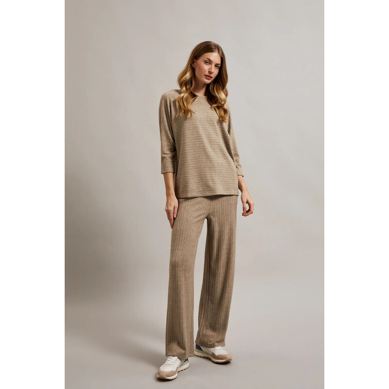Marisse Womens Trousers Z-Sp-4520 Beige Melange 107820316
