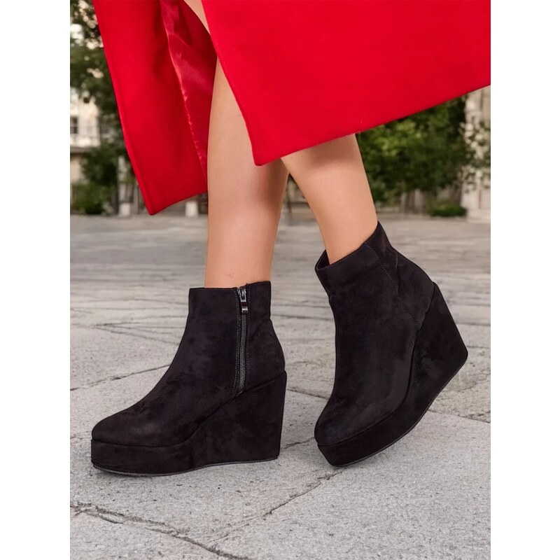 Resti Womens Wedge Ankle Boots Sieffa