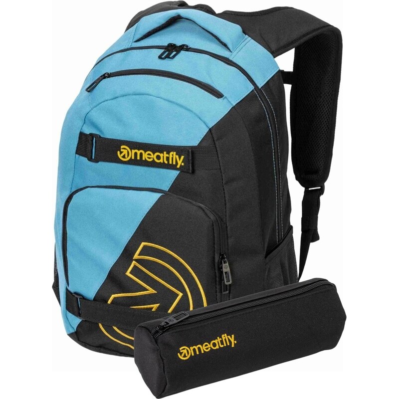 Meatfly batoh Exile Sky Blue / Yellow 24 L + PENÁL ZDARMA