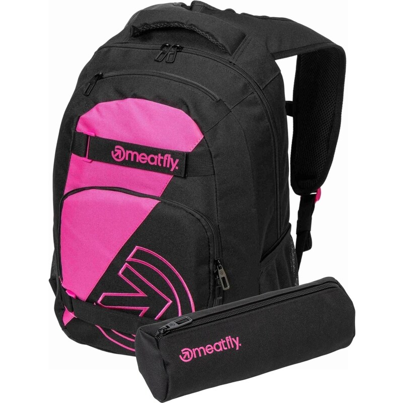 Meatfly batoh Exile Pink / Black 24 L + PENÁL ZDARMA