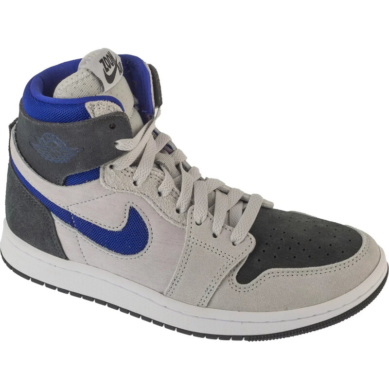 NIKE Šedé dámské semišové tenisky Air Jordan 1 W Zoom CMF 2 Šedá