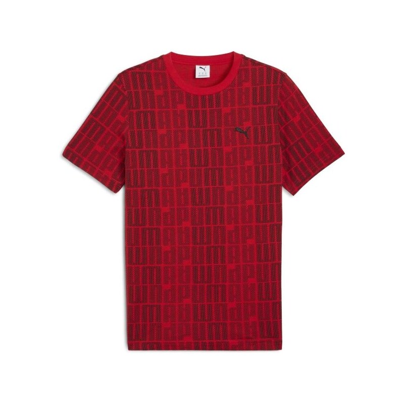 Puma ESSENTIALS LOGO LAB AOP TEE Pánské triko