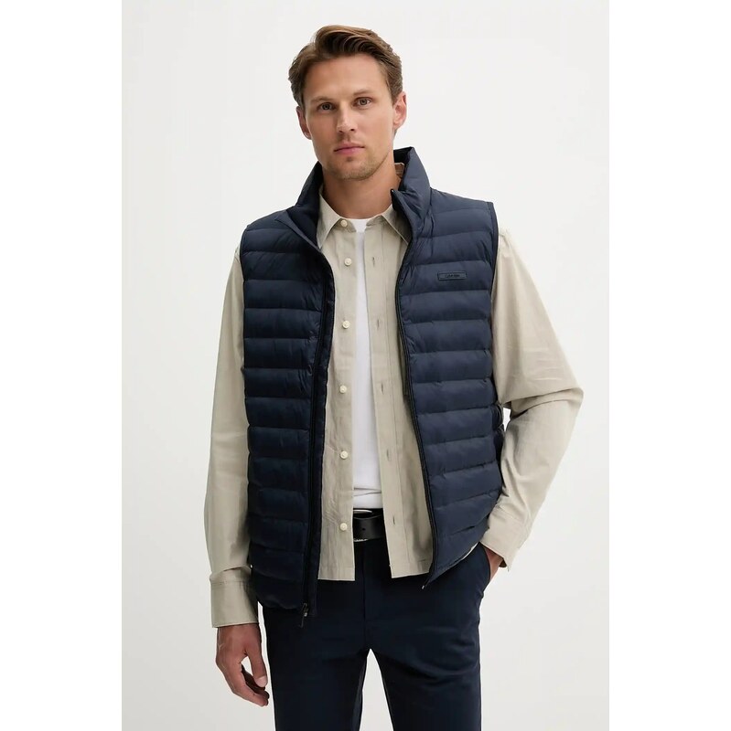 Vesta Calvin Klein tmavomodrá barva, přechodná, LV04LC509G