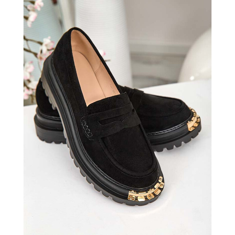 Resti Womens eco suede moccasins Retillum 107853613
