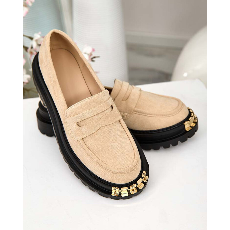 Resti Womens eco suede moccasins Retillum 107853612