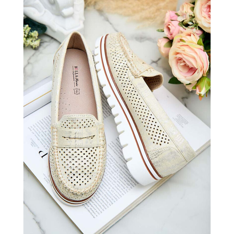 Resti Openwork womens moccasins Leteller 107853620