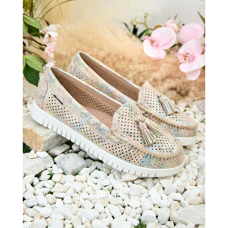 Resti Womens openwork moccasins Molaffa 107853649
