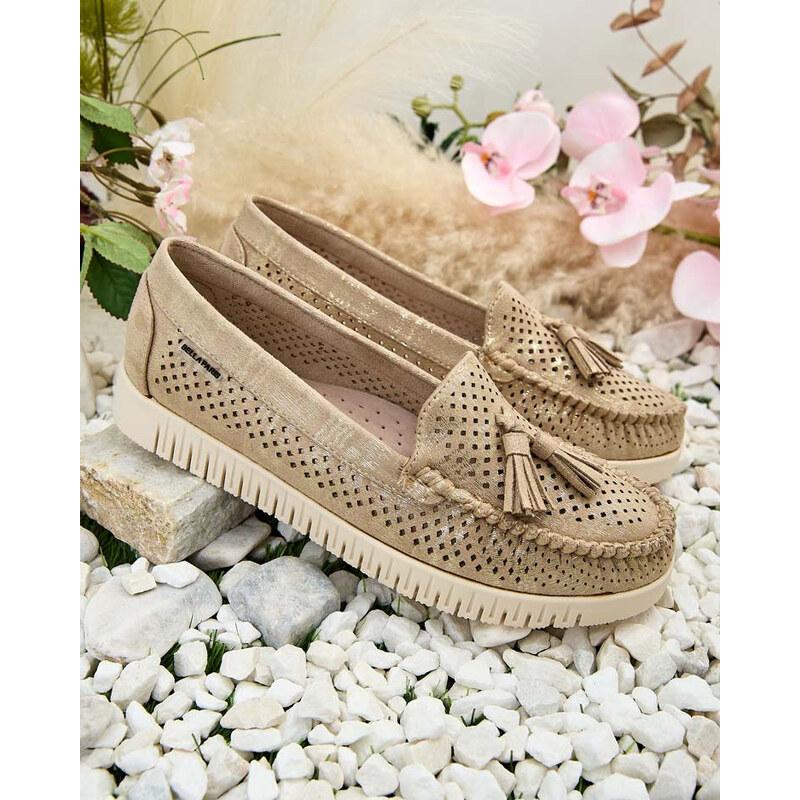 Resti Womens openwork moccasins Molaffa 107853645