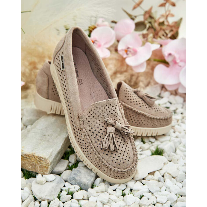 Resti Womens openwork moccasins Molaffa 107853647
