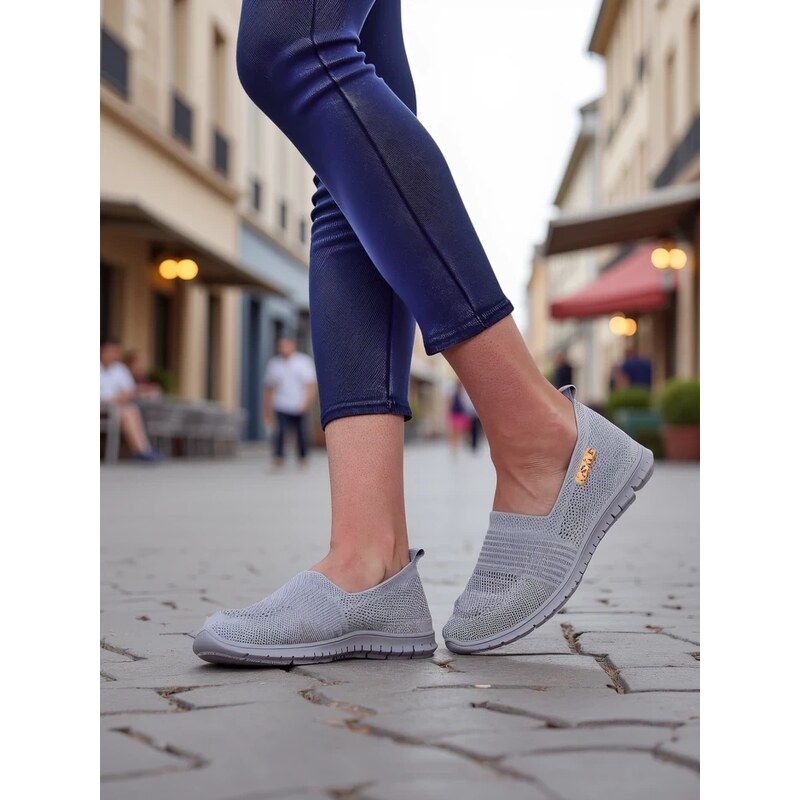 Resti Womens sporty loafers Sortpes