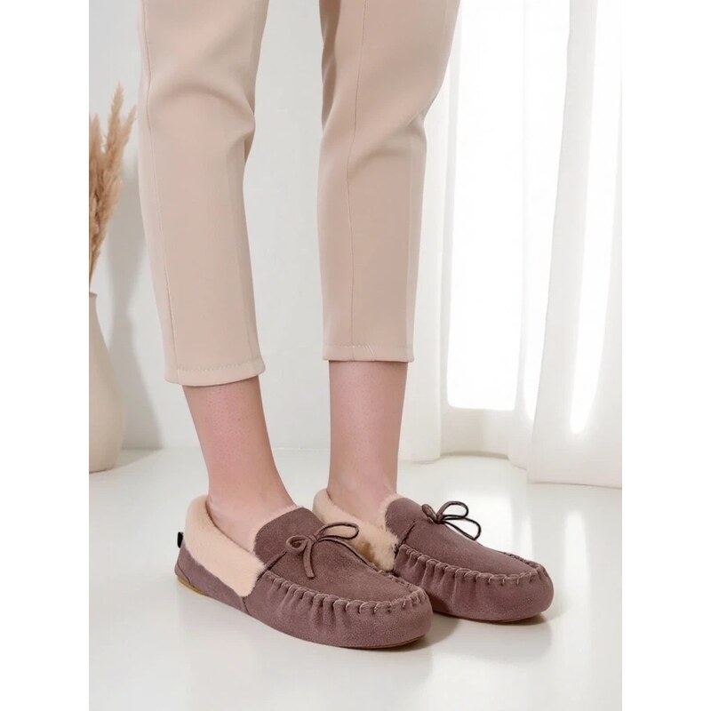 Resti Womens moccasins with fur Ahtikes