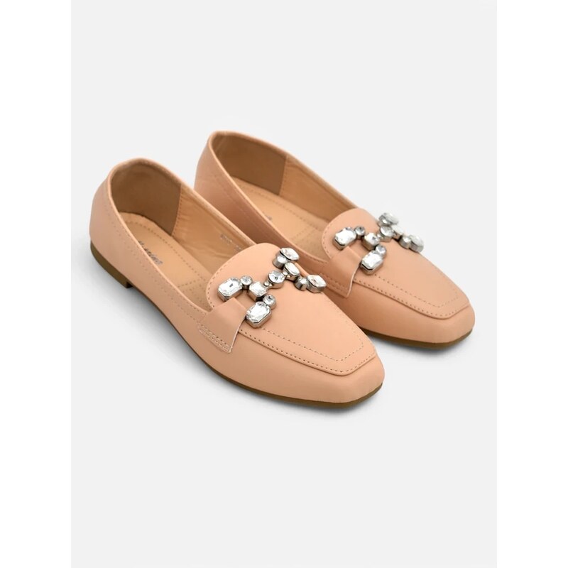 Resti Womens moccasins with rhinestones Lecilla