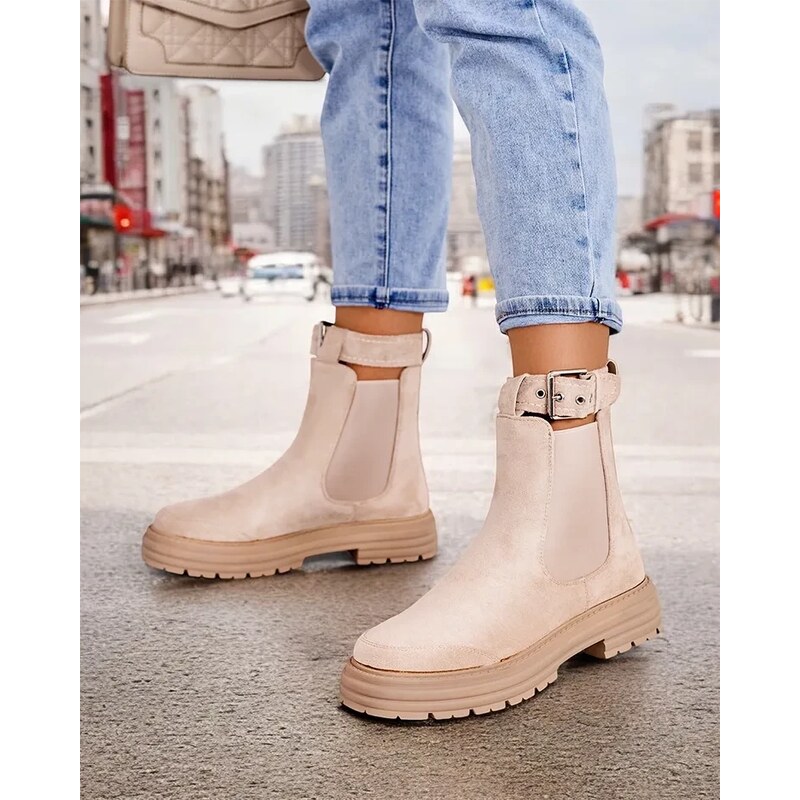 Resti Womens ankle boots with decorative strap Ozzoas