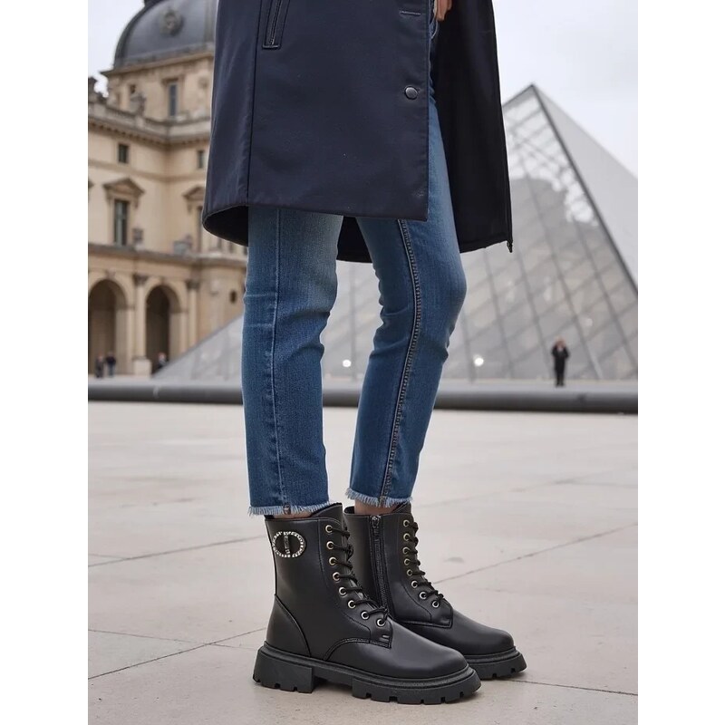 Resti Eco leather womens ankle boots Enoll
