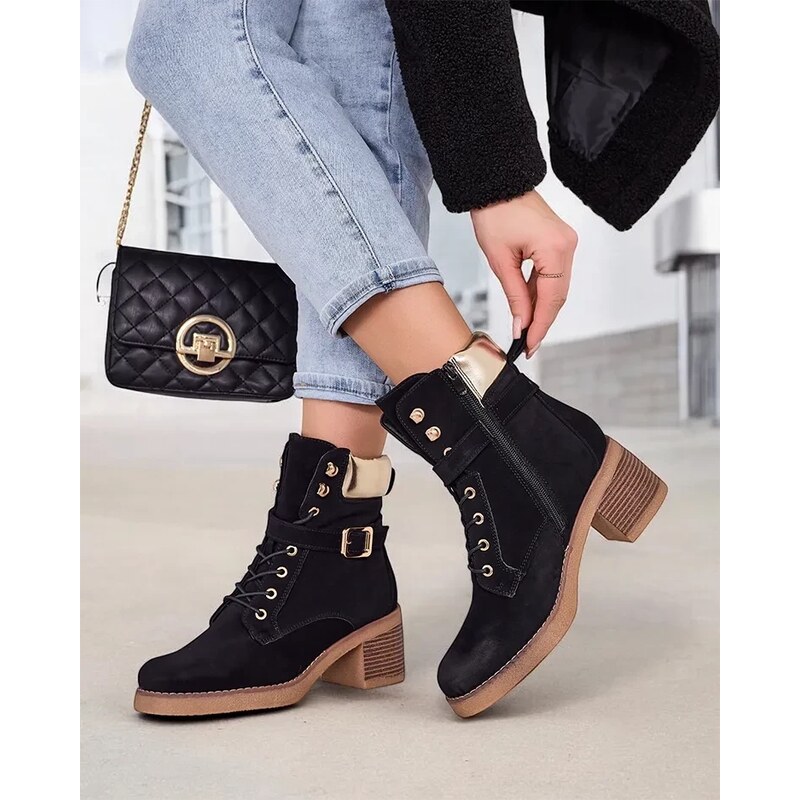 Resti Womens low-heeled ankle boots Nedelin