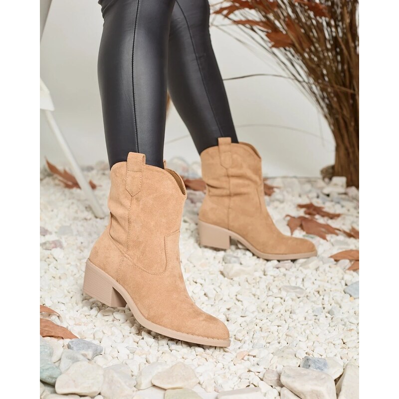 Resti Light brown womens insulated cowboy boots Bronco