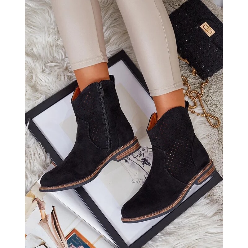 Resti Womens Toffas Openwork Boots