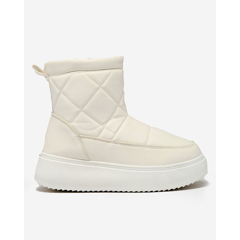 Resti White womens boots ala snow boots Kacecica