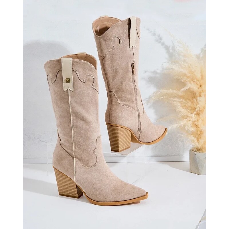Resti Womens Heeled Cowboy Boots Kowib
