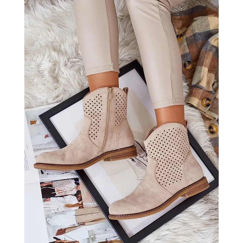 Resti Womens Toffas Openwork Boots