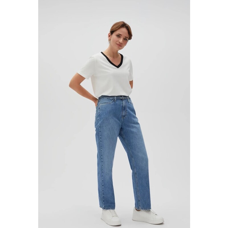 Marisse Womens Jeans L-Je-4612 Blue