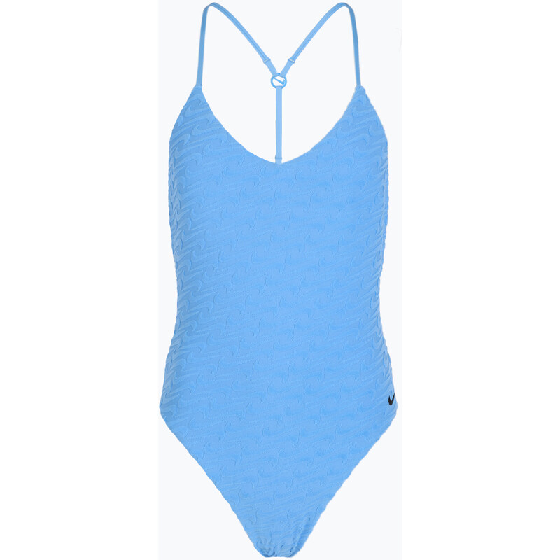 Dámské jednodílné plavky Nike Swoosh Link Y-Back university blue