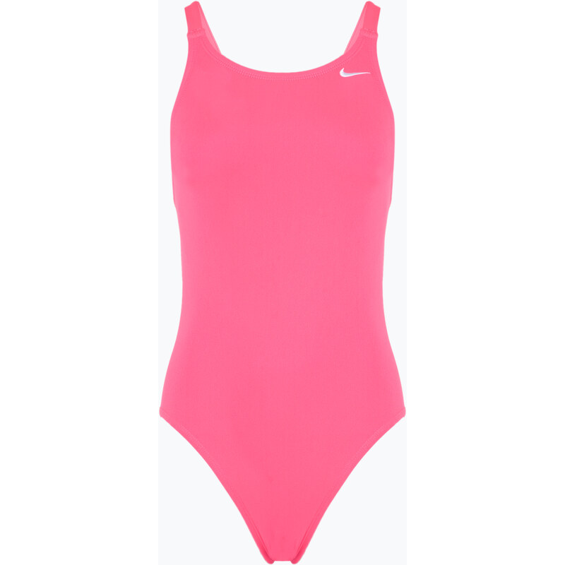 Dámské jednodílné plavky Nike Hydrastrong Solid Fastback hyper