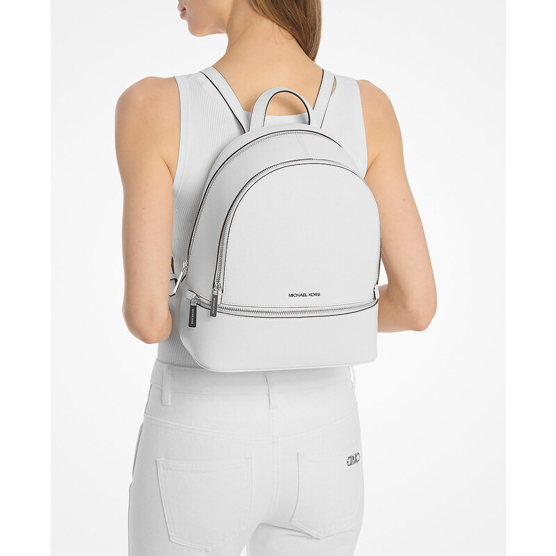 Michael Kors kožený batoh Rhea bílý 107859922