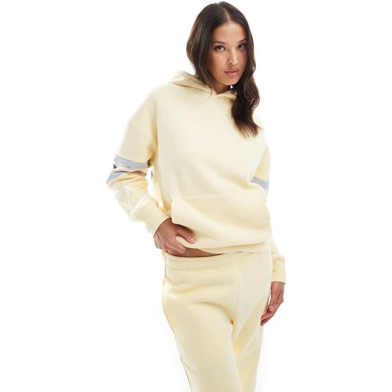 Cotton On plush premium graphic hoodie in sugar cookie co-ord