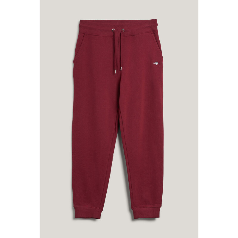 TEPLÁKY GANT REG SHIELD SWEATPANTS PLUMPED RED