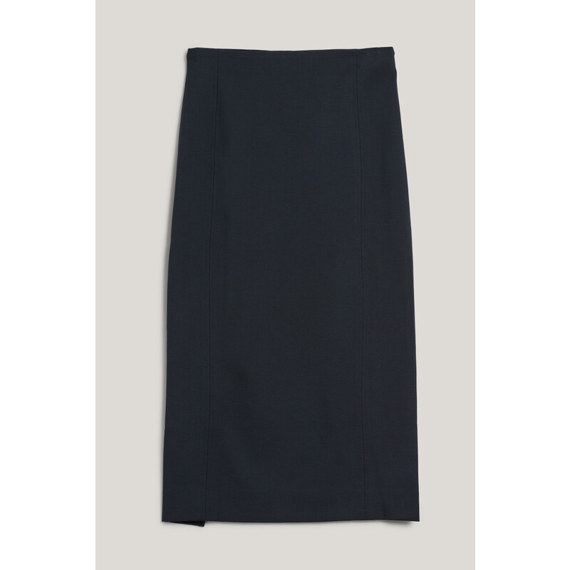 SUKNĚ GANT JERSEY PENCIL SKIRT BLACK