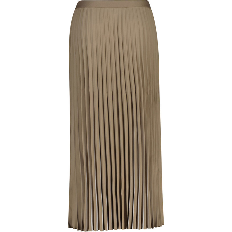 SUKNĚ GANT MIDI PLEATED SKIRT TAUPE BEIGE