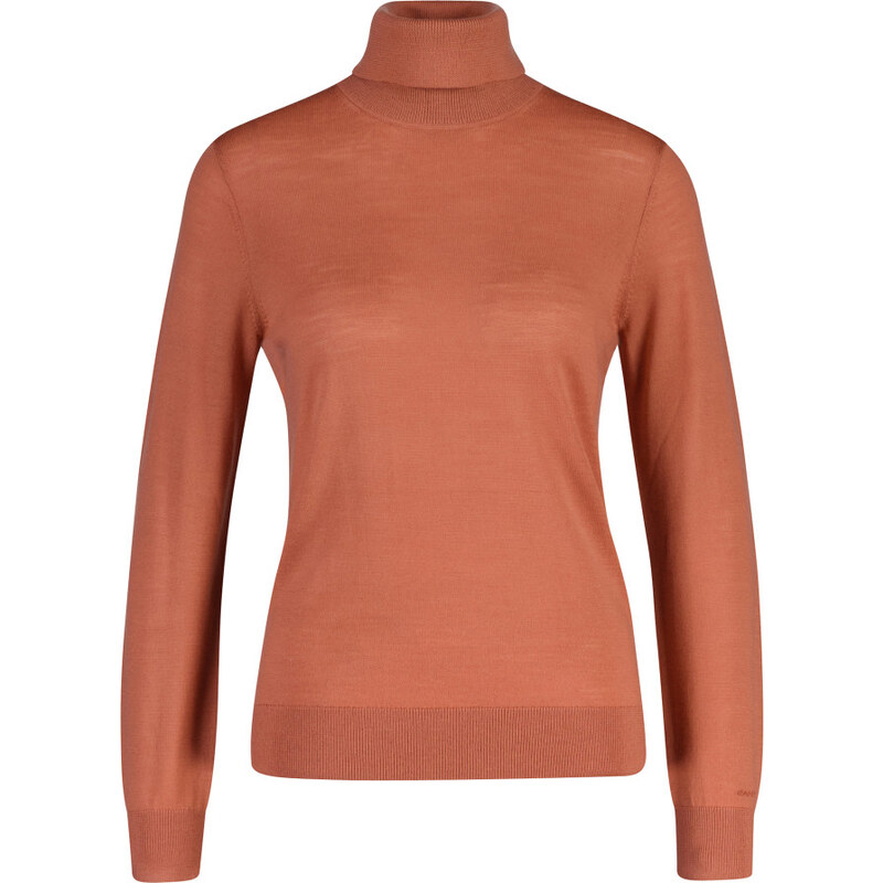 ROLÁK GANT FINE MERINO TURTLENECK FADED BRICK 107862274