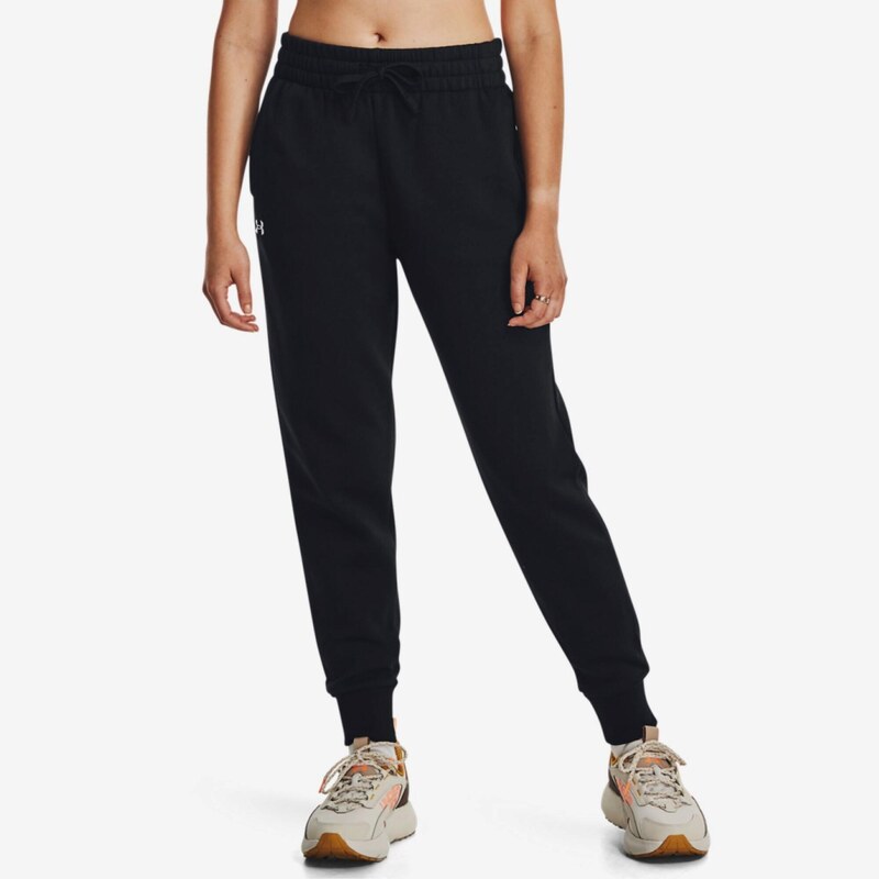 UNDER ARMOUR Dámské fleecové fitness tepláky na jogging Rival 107872514