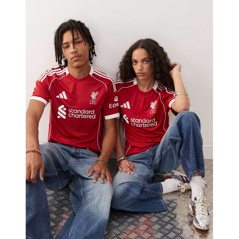 adidas performance adidas Football Liverpool 25/26 home shirt in red 107874028