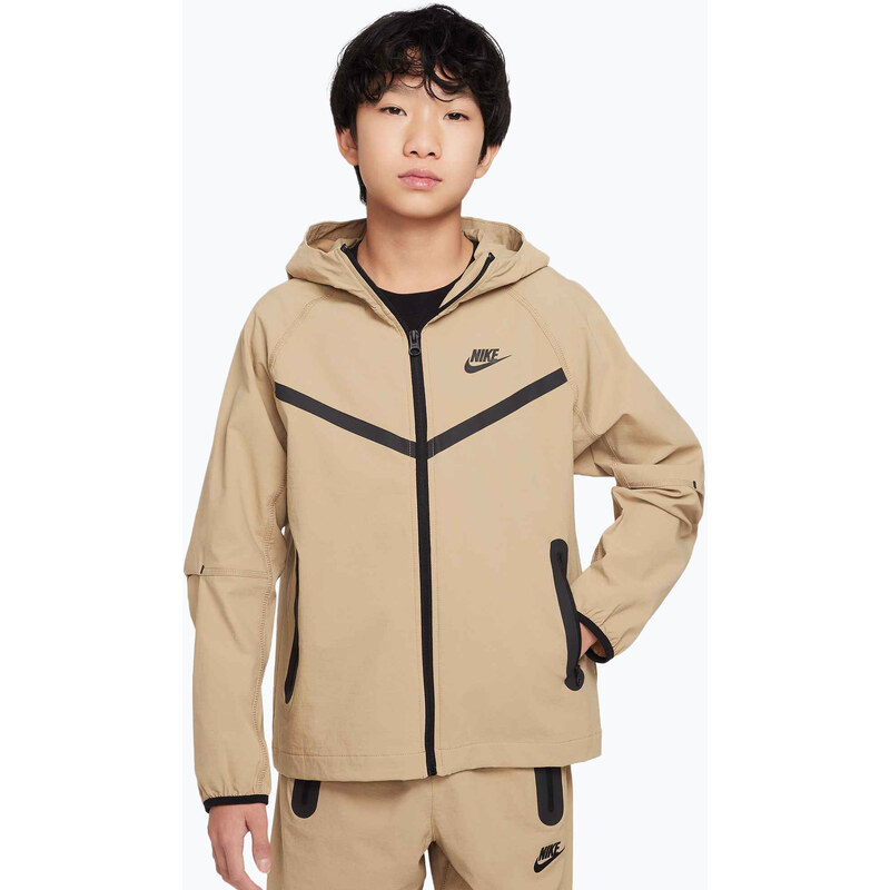 Dětská bunda Nike Tech Woven parachute beige/parachute beige