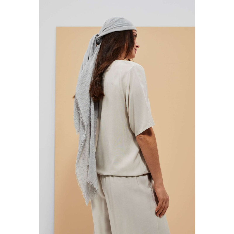 Marisse Womens Scarf L-Sz-4016 Grey