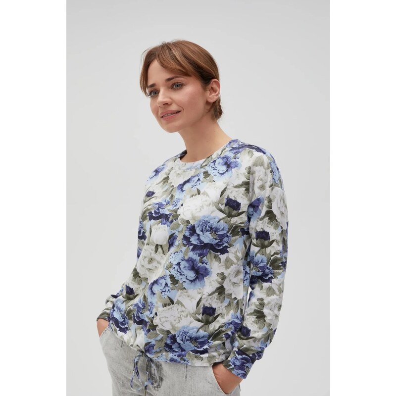 Marisse Womens Sweatshirt L-Bl-4606 Blue