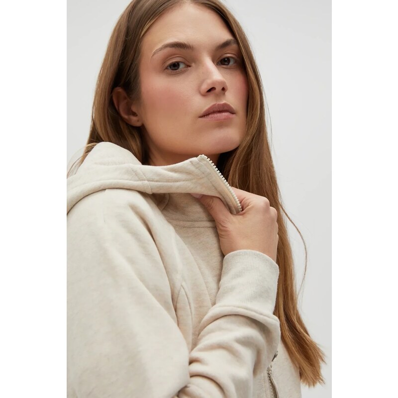 Marisse Womens Sweatshirt L-Bl-4611 L.Beige Mel