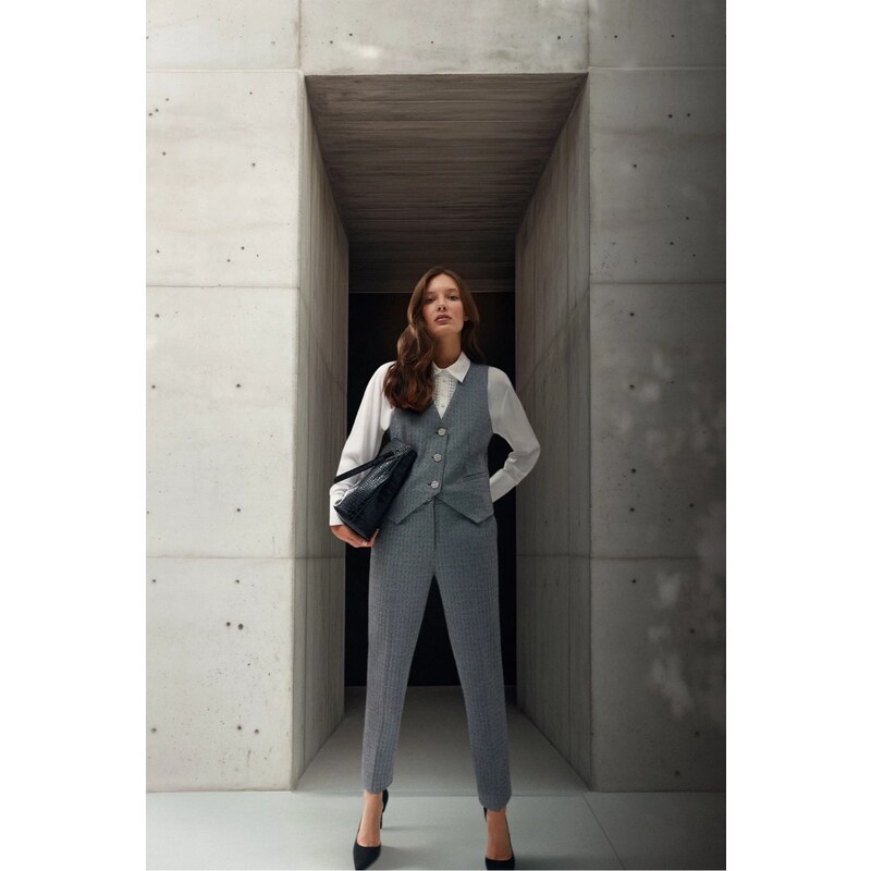 Marisse Womens Trousers Z-Sp-4502 Grey