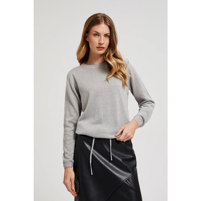 Marisse Womens Sweater Z-Sw-4515 Grey